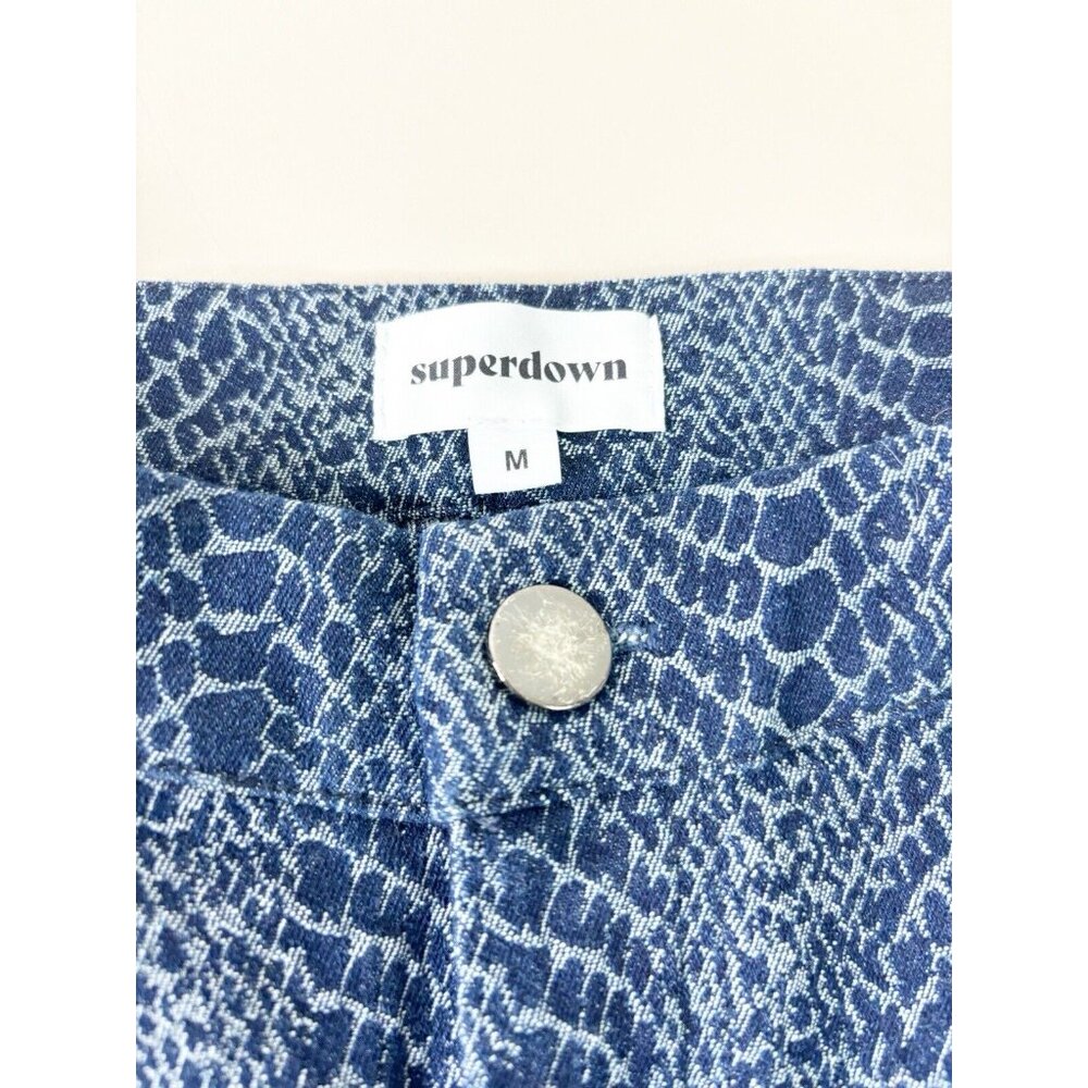 Superdown Medium (26x29) Revolve Blue Snakeskin A… - image 8